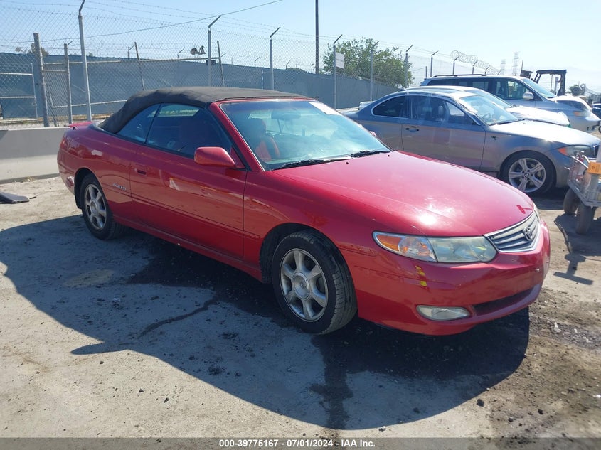 2002 Toyota Camry Solara Sle V6 VIN: 2T1FF28P12C576632 Lot: 39775167
