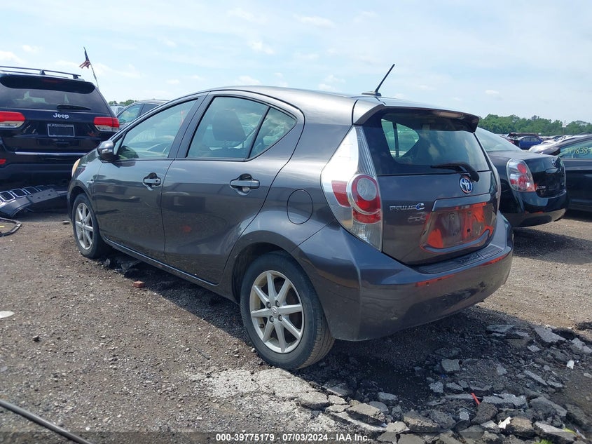 2012 Toyota Prius C Three VIN: JTDKDTB32C1020061 Lot: 39775179