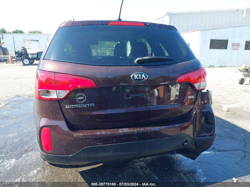2015 Kia Sorento Lx VIN: 5XYKTCA69FG653286 Lot: 39775180