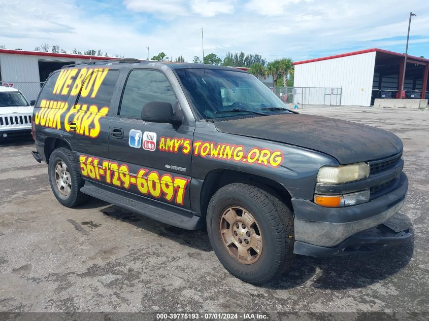 2003 Chevrolet Tahoe Ls VIN: 1GNEC13V43R282788 Lot: 39775193