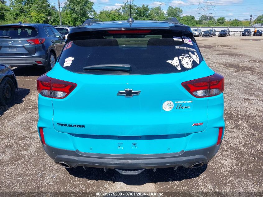 2021 Chevrolet Trailblazer Fwd Rs VIN: KL79MTSLXMB163041 Lot: 39775200