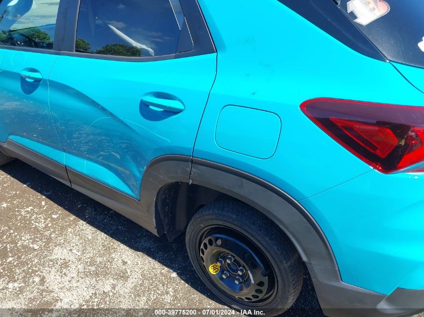 2021 Chevrolet Trailblazer Fwd Rs VIN: KL79MTSLXMB163041 Lot: 39775200