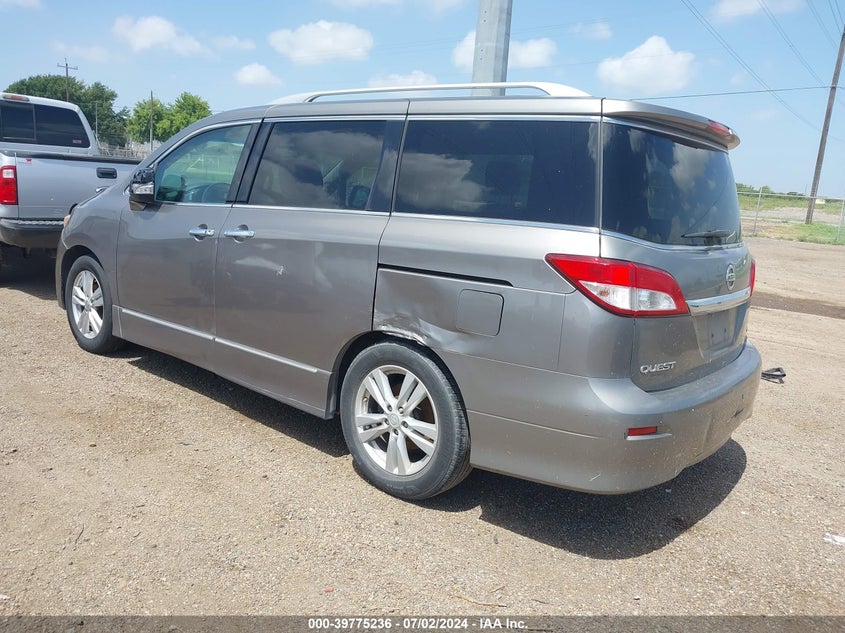 2011 Nissan Quest Sl VIN: JN8AE2KP5B9004012 Lot: 39775236