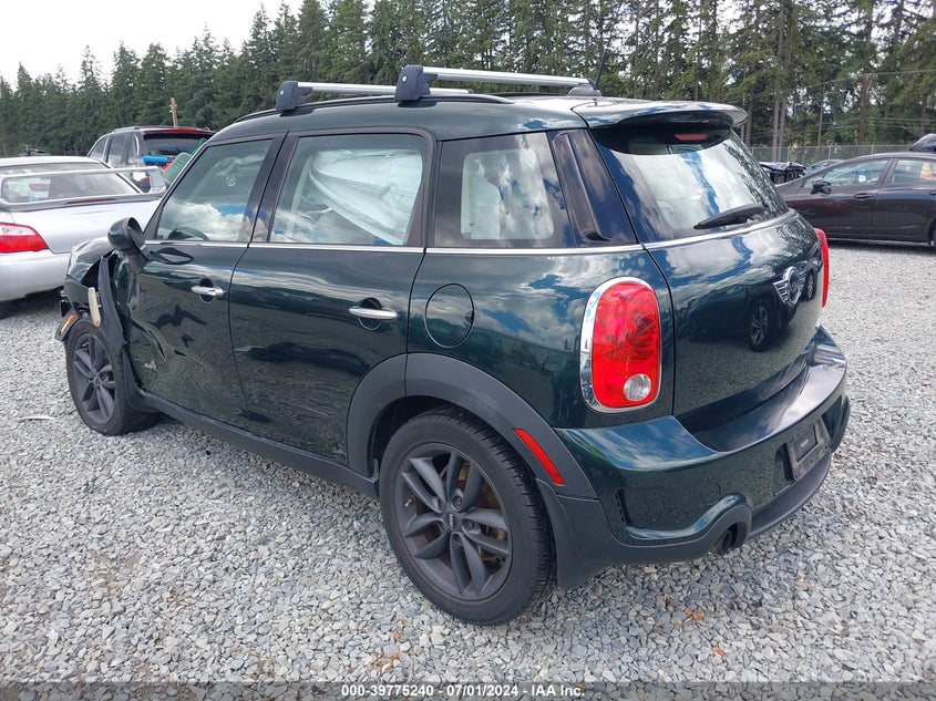 2013 Mini Countryman Cooper S VIN: WMWZC5C57DWP32824 Lot: 39775240