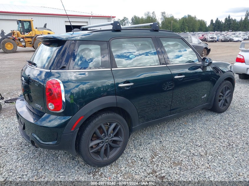2013 Mini Countryman Cooper S VIN: WMWZC5C57DWP32824 Lot: 39775240