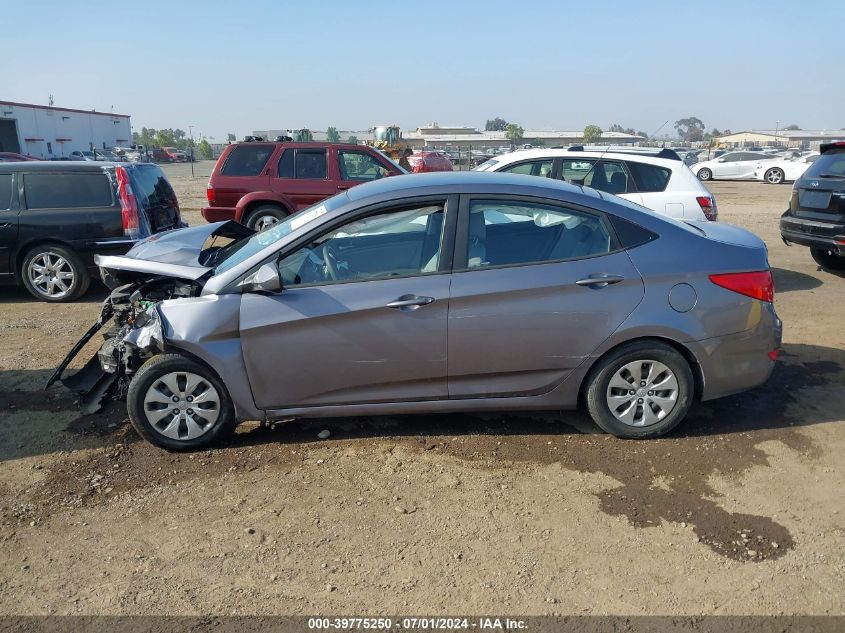 2016 Hyundai Accent Se VIN: KMHCT4AE1GU996672 Lot: 39775250