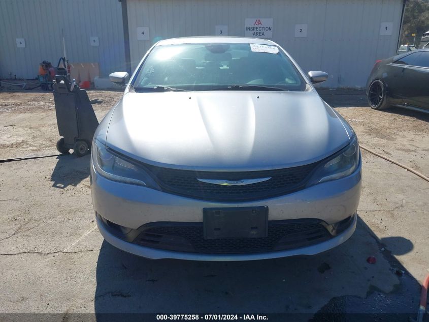 2015 Chrysler 200 S VIN: 1C3CCCBBXFN661782 Lot: 39775258