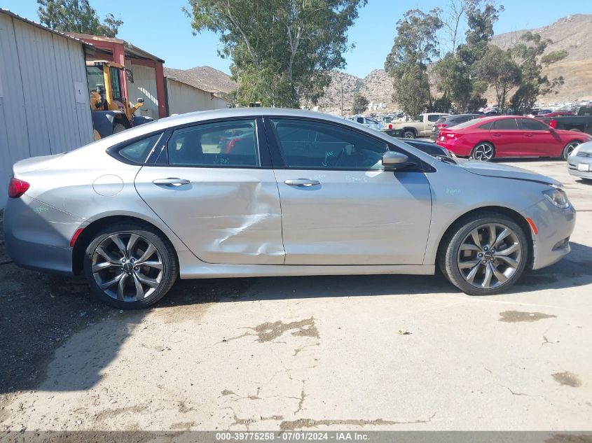 2015 Chrysler 200 S VIN: 1C3CCCBBXFN661782 Lot: 39775258