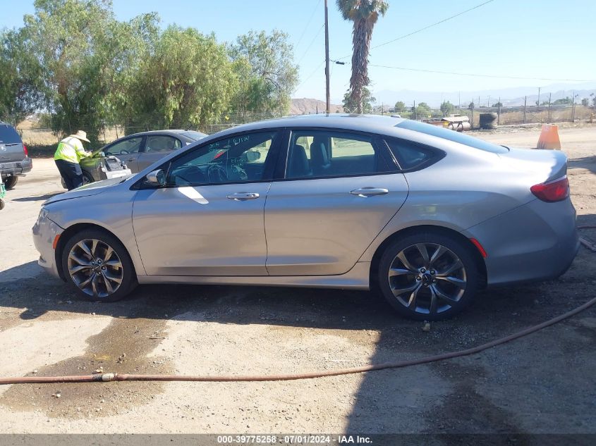 2015 Chrysler 200 S VIN: 1C3CCCBBXFN661782 Lot: 39775258