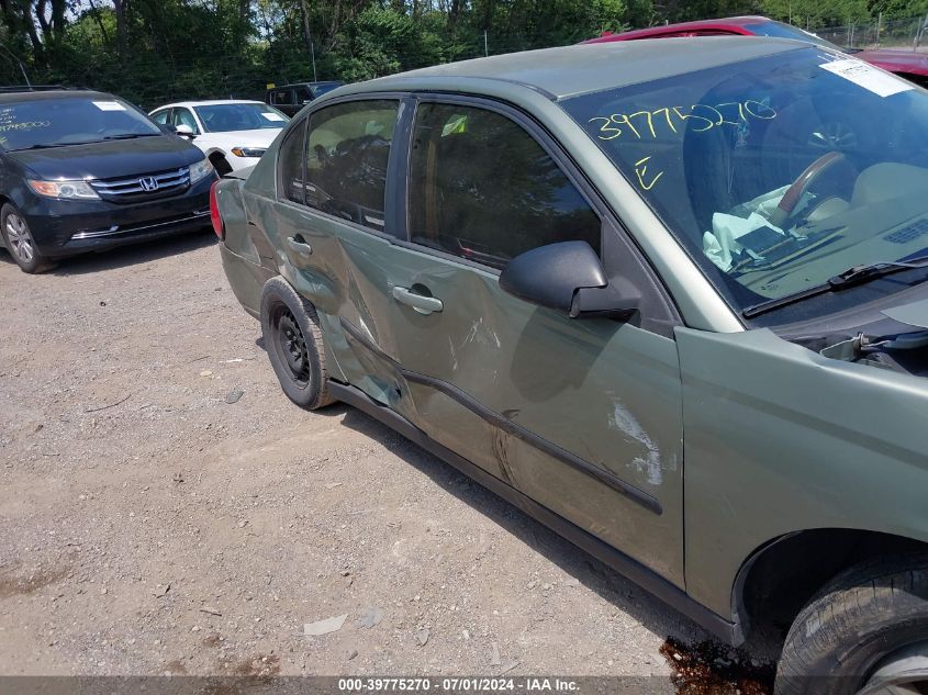 2005 Chevrolet Malibu VIN: 1G1ZS52F25F255245 Lot: 39775270