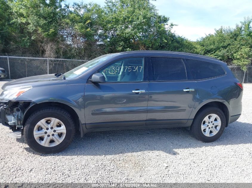 2013 Chevrolet Traverse Ls VIN: 1GNKRFED7DJ101878 Lot: 39775347