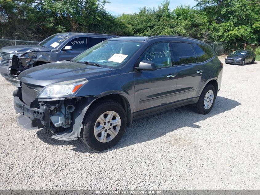 2013 Chevrolet Traverse Ls VIN: 1GNKRFED7DJ101878 Lot: 39775347