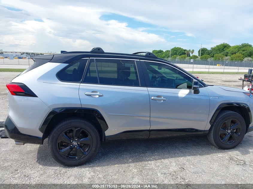 VIN 4T3E6RFV8MU059813 2021 TOYOTA RAV4 HYBRID XSE