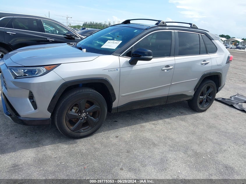 VIN 4T3E6RFV8MU059813 2021 TOYOTA RAV4 HYBRID XSE