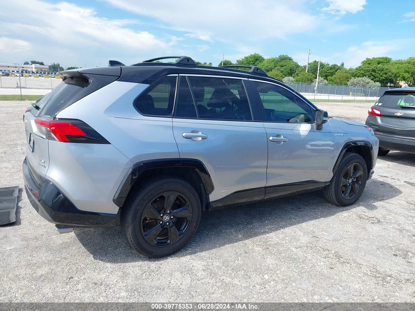 VIN 4T3E6RFV8MU059813 2021 TOYOTA RAV4 HYBRID XSE