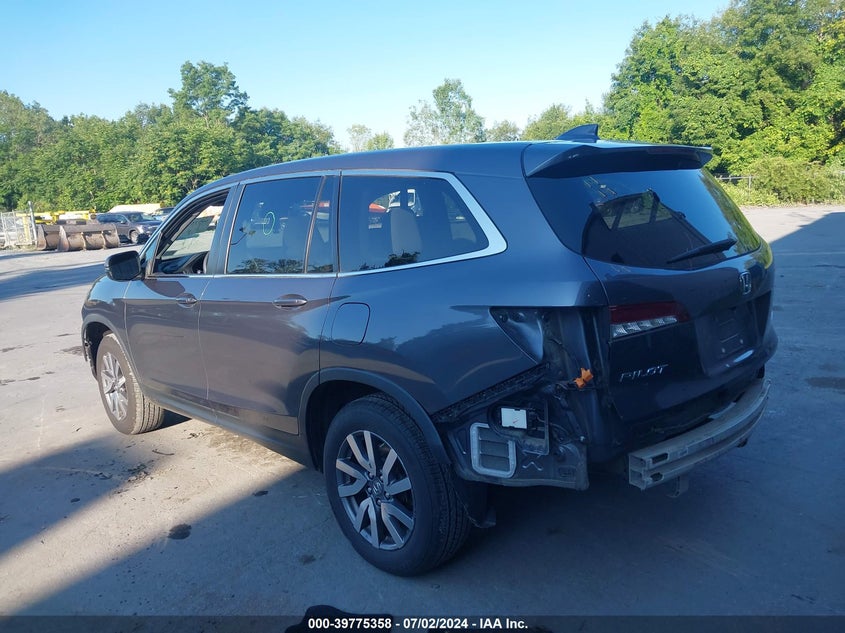 VIN 5FNYF6H34KB083665 2019 HONDA PILOT EX