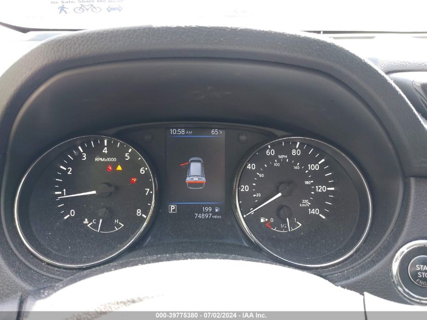 2019 Nissan Rogue Sv VIN: KNMAT2MT3KP525947 Lot: 39775380