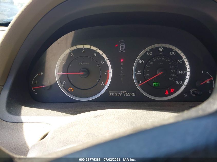 2010 Honda Accord 2.4 Lx-P VIN: 1HGCP2F45AA136314 Lot: 39775388