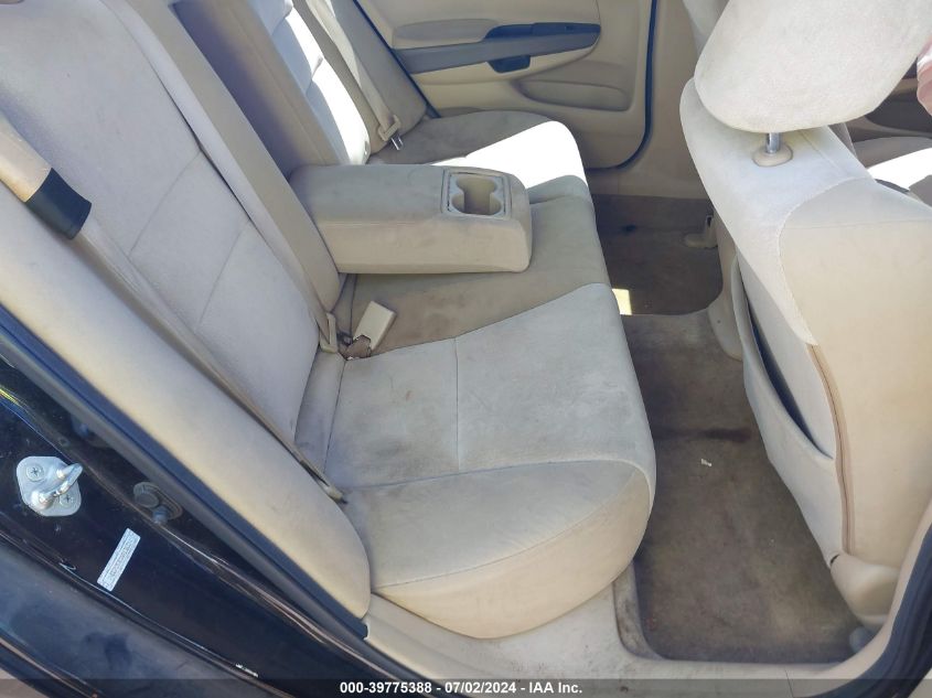 2010 Honda Accord 2.4 Lx-P VIN: 1HGCP2F45AA136314 Lot: 39775388