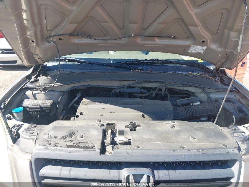 2003 Honda Pilot Ex-L VIN: 2HKYF18593H579956 Lot: 39775399