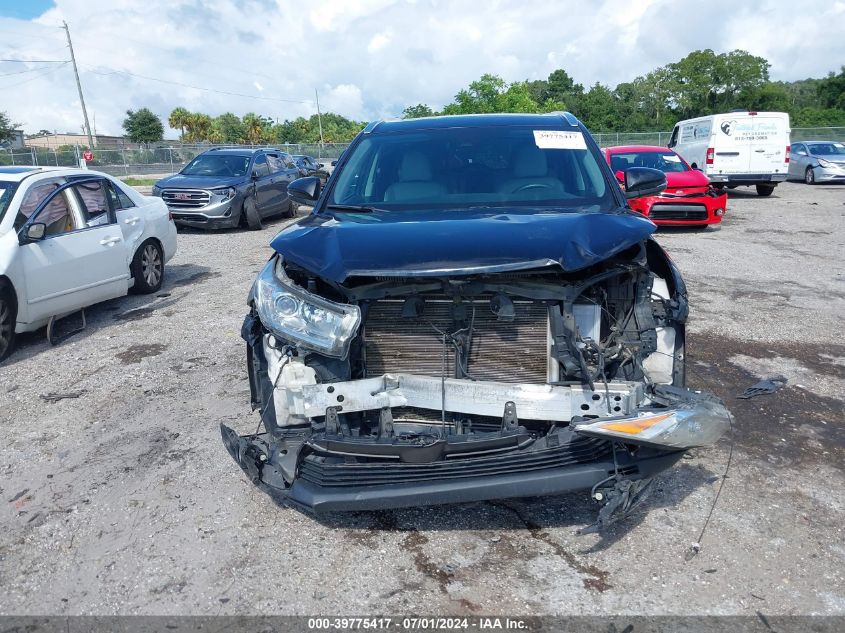 2018 Toyota Highlander Xle VIN: 5TDJZRFH9JS532597 Lot: 39775417