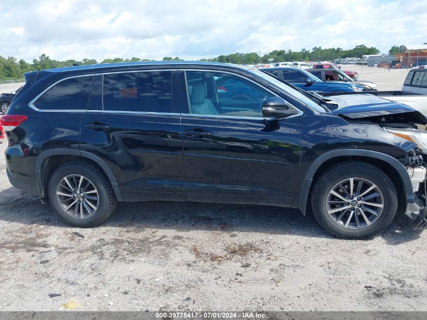 2018 Toyota Highlander Xle VIN: 5TDJZRFH9JS532597 Lot: 39775417