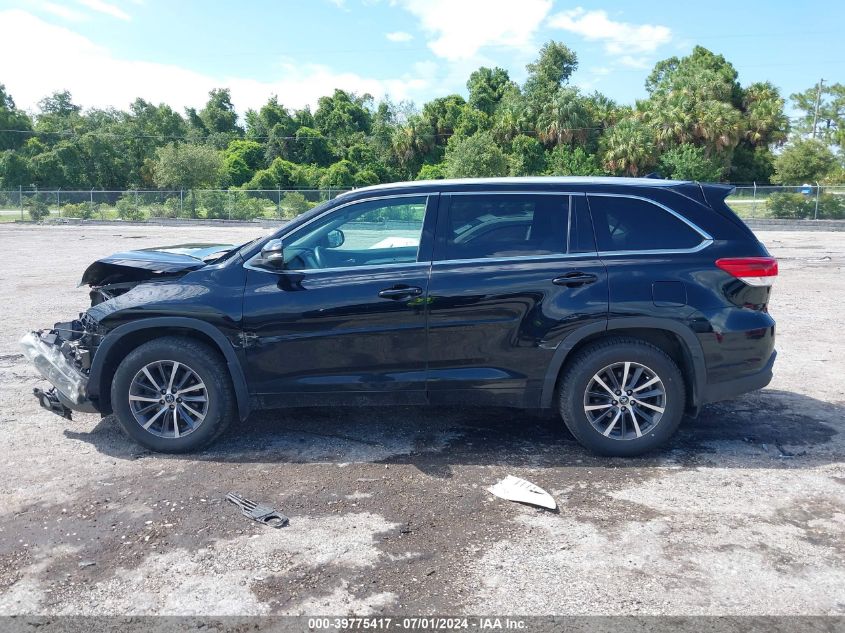 2018 Toyota Highlander Xle VIN: 5TDJZRFH9JS532597 Lot: 39775417