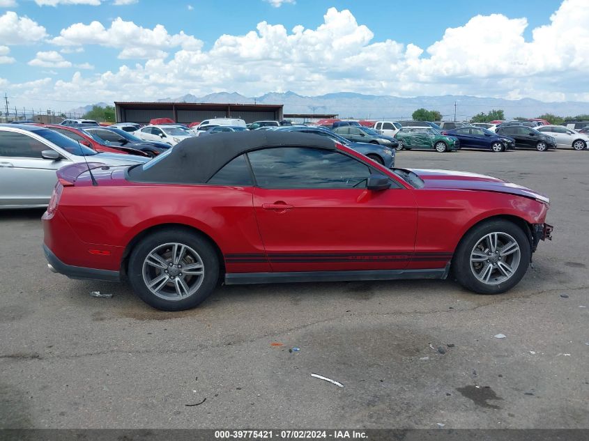2012 Ford Mustang V6 Premium VIN: 1ZVBP8EM7C5222036 Lot: 39775421
