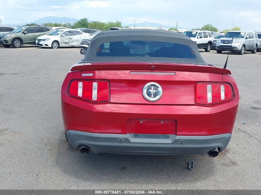 2012 Ford Mustang V6 Premium VIN: 1ZVBP8EM7C5222036 Lot: 39775421
