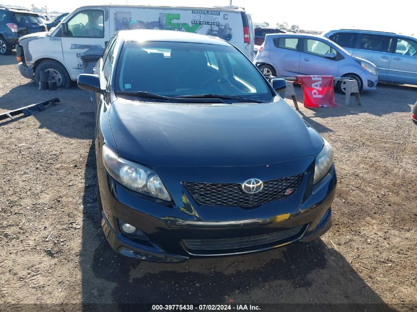 2010 Toyota Corolla S VIN: 1NXBU4EEXAZ261599 Lot: 39775438