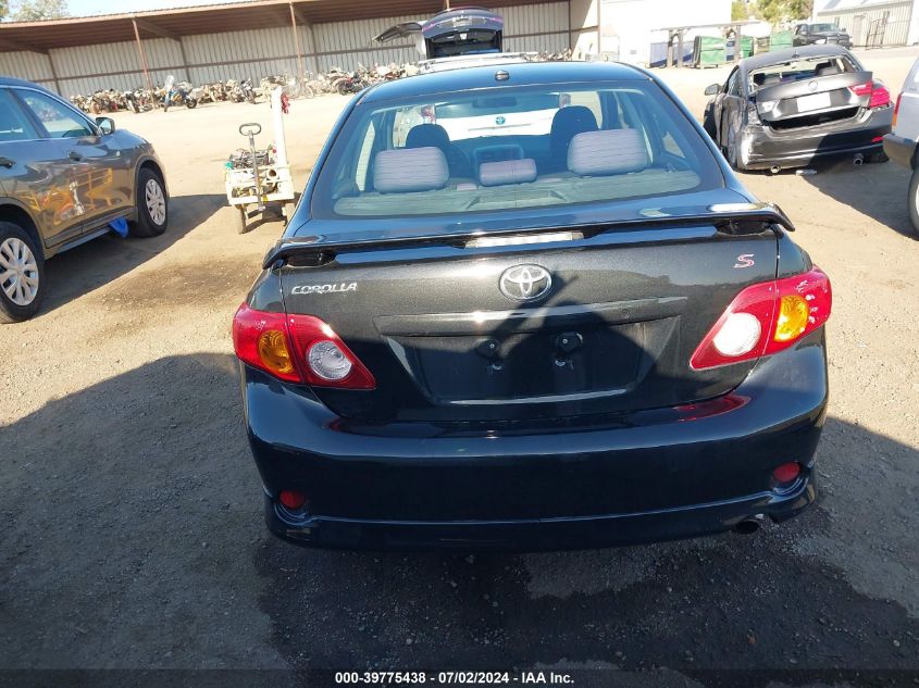 2010 Toyota Corolla S VIN: 1NXBU4EEXAZ261599 Lot: 39775438