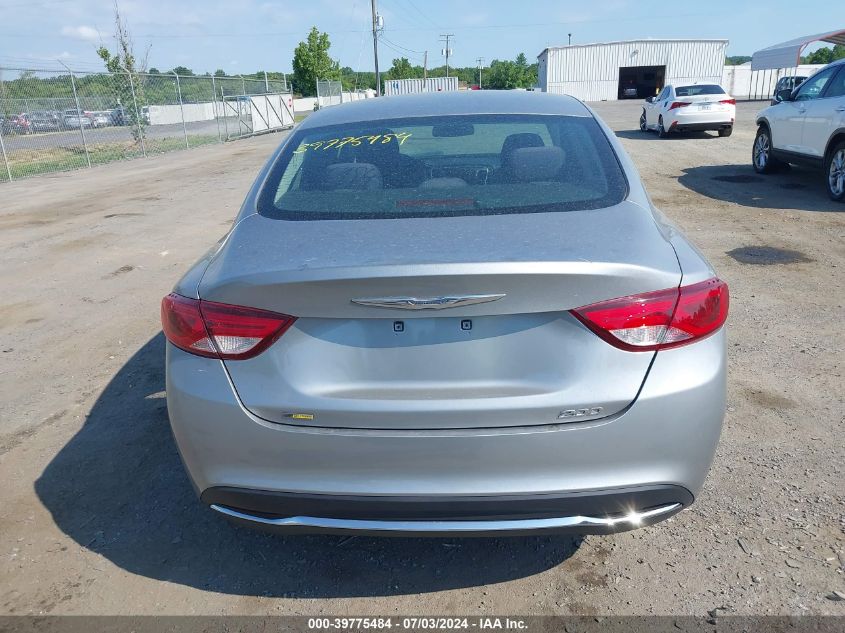 2015 Chrysler 200 Limited VIN: 1C3CCCAB0FN611104 Lot: 39775484