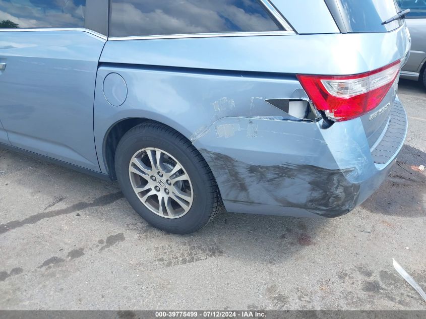 2011 Honda Odyssey Ex-L VIN: 5FNRL5H61BB066551 Lot: 39775499