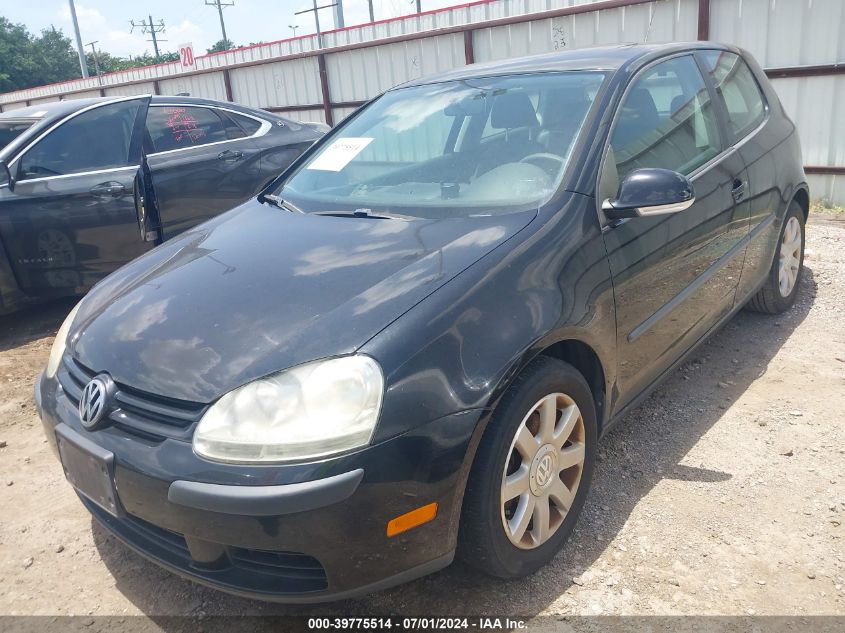 2009 Volkswagen Rabbit S VIN: WVWBA71K39W033194 Lot: 39775514