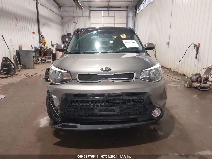 2016 Kia Soul + VIN: KNDJP3A51G7258122 Lot: 39775544