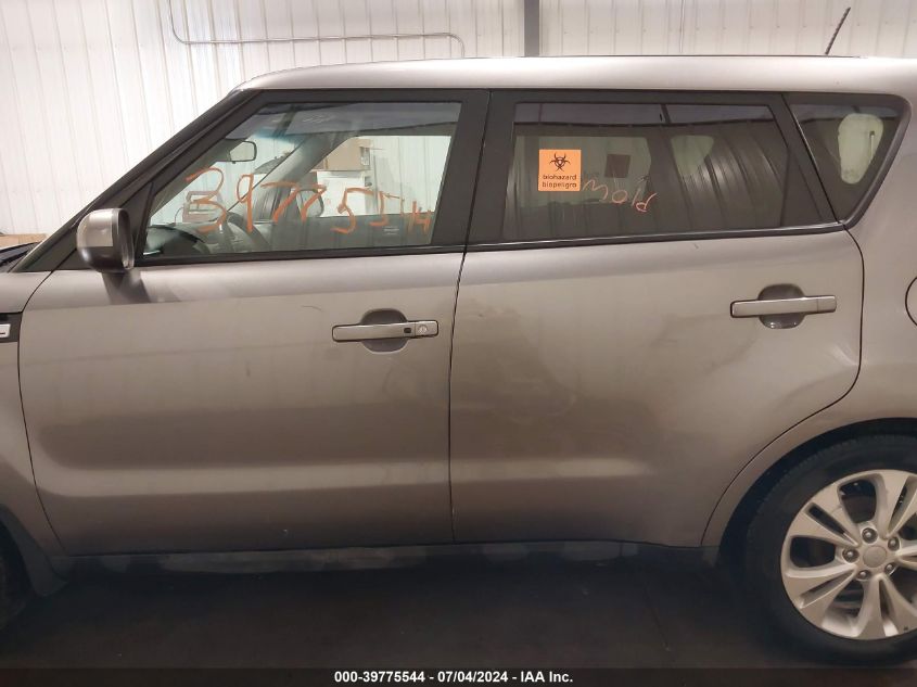 2016 Kia Soul + VIN: KNDJP3A51G7258122 Lot: 39775544