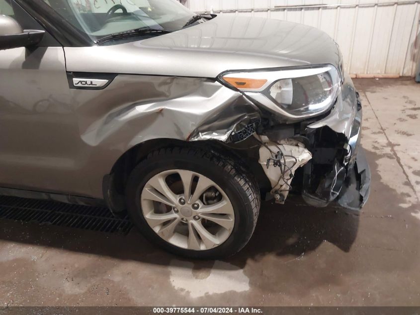 2016 Kia Soul + VIN: KNDJP3A51G7258122 Lot: 39775544