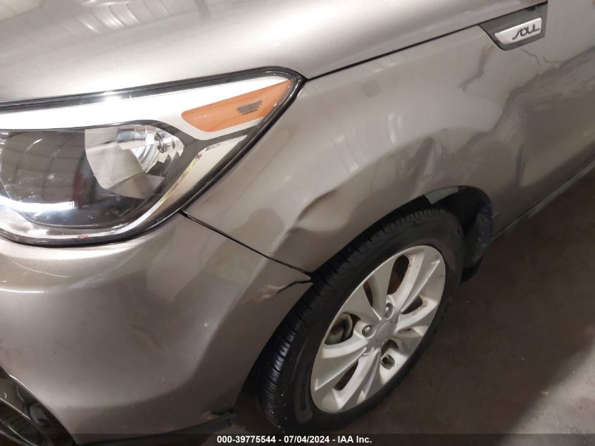 2016 Kia Soul + VIN: KNDJP3A51G7258122 Lot: 39775544