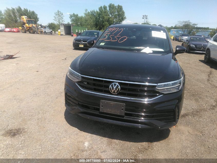 2022 Volkswagen Tiguan 2.0T Se R-Line Black VIN: 3VV8B7AX7NM047159 Lot: 39775550