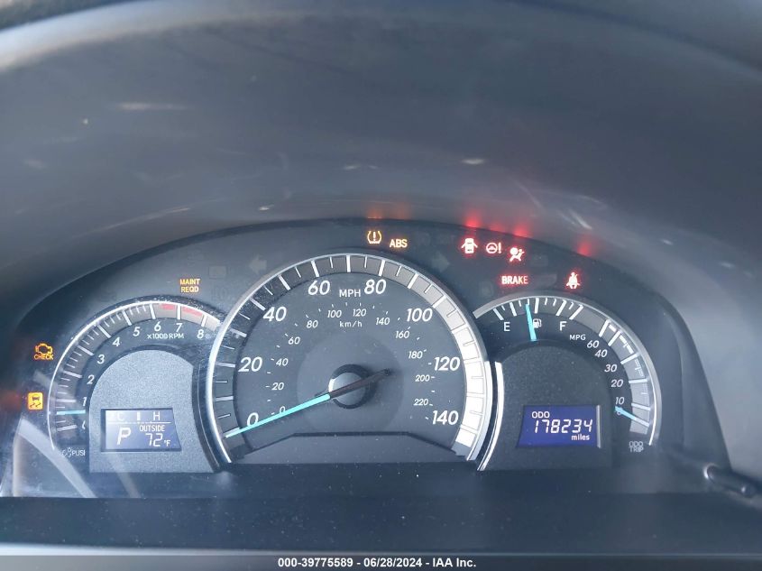 2012 Toyota Camry Se VIN: 4T1BF1FK6CU183452 Lot: 39775589