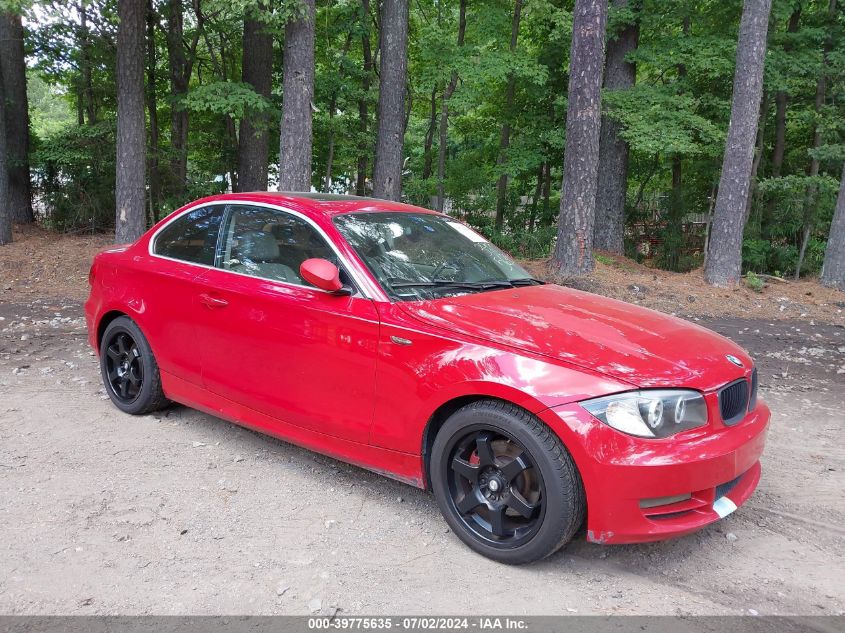 2008 BMW 128I VIN: WBAUP73548ZF09438 Lot: 39775635