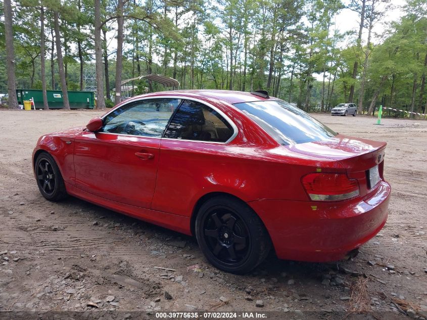 2008 BMW 128I VIN: WBAUP73548ZF09438 Lot: 39775635