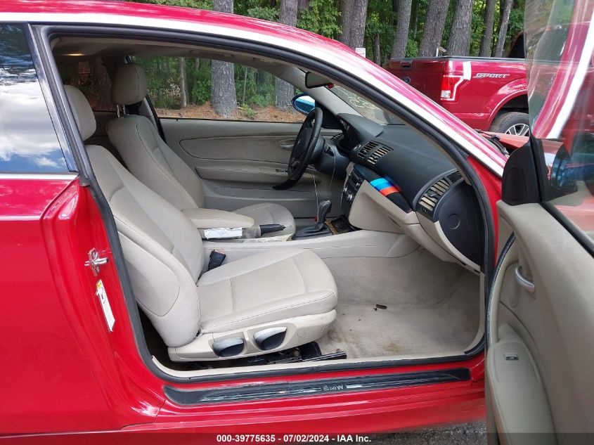 2008 BMW 128I VIN: WBAUP73548ZF09438 Lot: 39775635