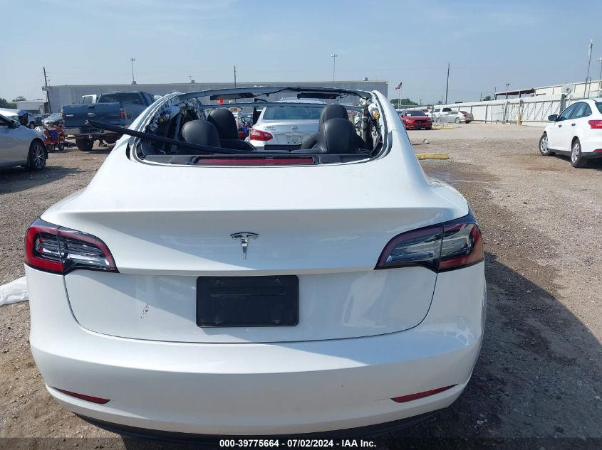 2023 Tesla Model 3 Rear-Wheel Drive VIN: 5YJ3E1EA6PF484368 Lot: 39775664