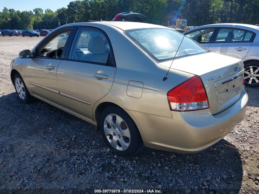 2009 Kia Spectra Ex VIN: KNAFE222995652649 Lot: 39775679