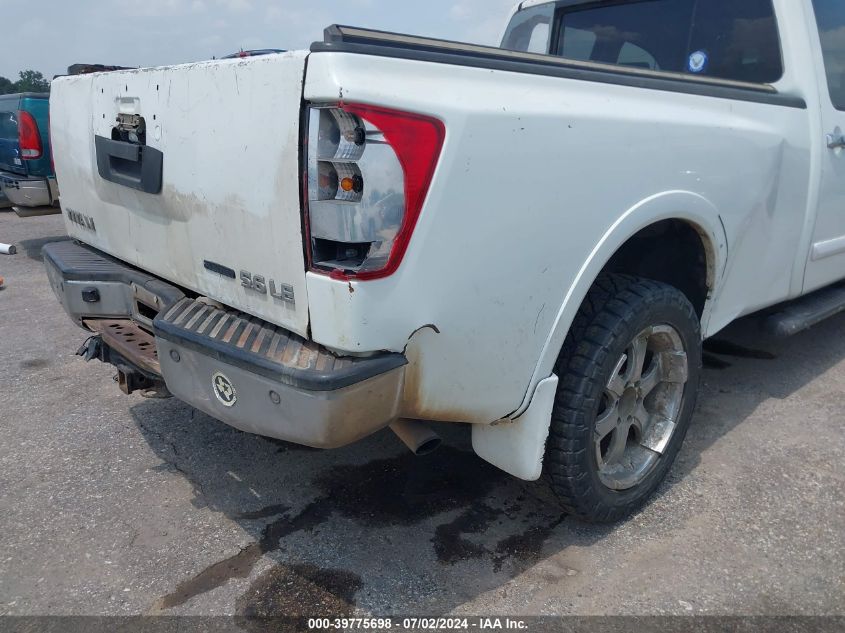 2008 Nissan Titan Le VIN: 1N6BA07F98N320557 Lot: 39775698