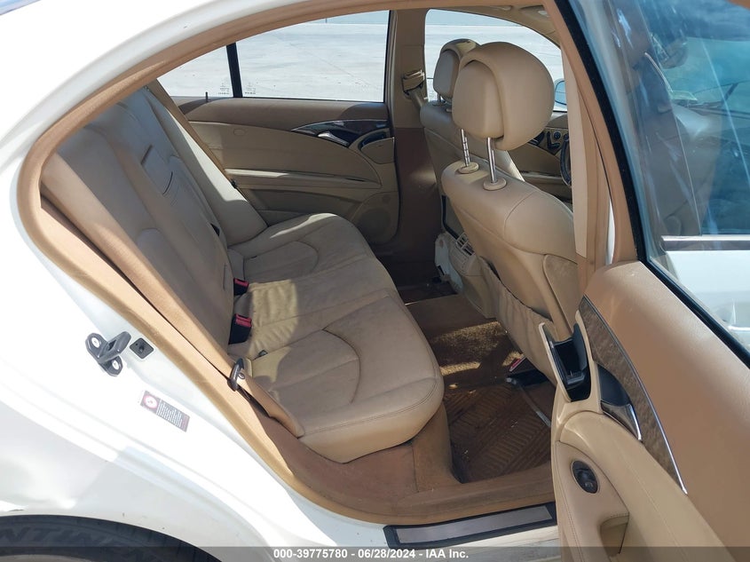 2009 Mercedes-Benz E 350 VIN: WDBUF56X19B396098 Lot: 39775780