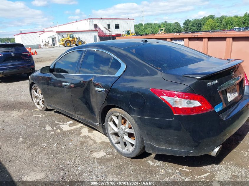 2011 Nissan Maxima 3.5 Sv VIN: 1N4AA5APXBC807160 Lot: 39775786