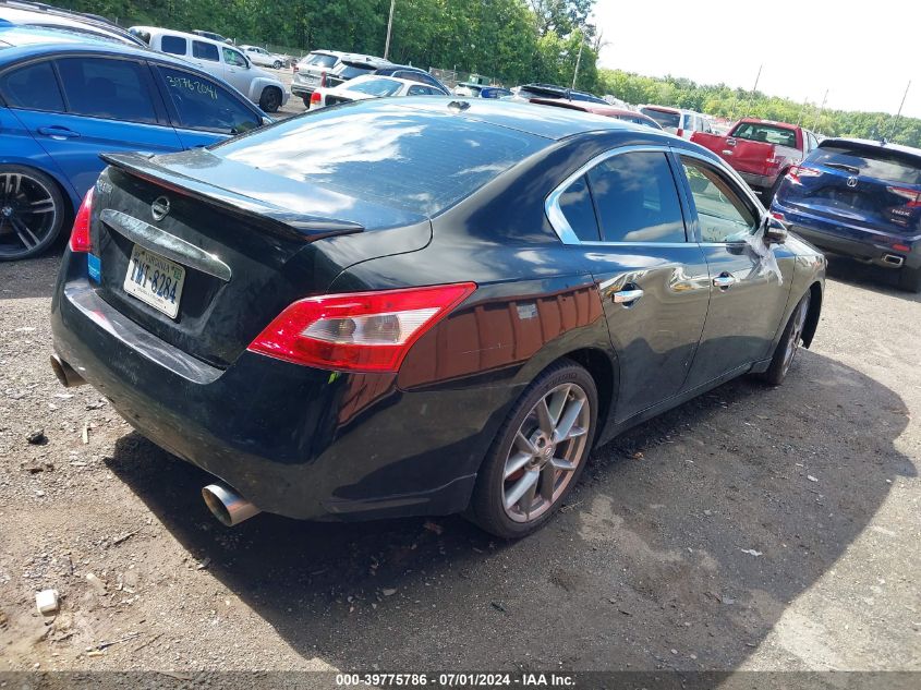 2011 Nissan Maxima 3.5 Sv VIN: 1N4AA5APXBC807160 Lot: 39775786