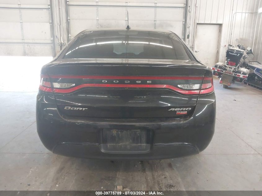 2013 Dodge Dart Aero VIN: 1C3CDFAH9DD316914 Lot: 39775789